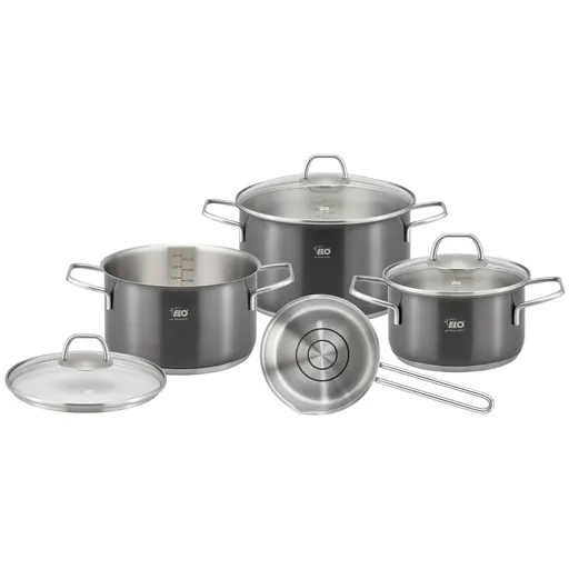 Elo 41400 Set de 4 oale din oțel inoxidabil TwiceSelect, negru