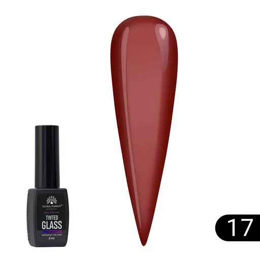 Oja semipermanenta cu efect de vitraliu Global Fashion 8ml, Tinted Glass 17