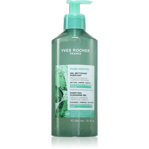 Yves Rocher Pure Menthe gel intens pentru curatare 390 ml