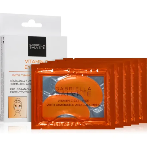 Gabriella Salvete Eye Mask Vitamin C masca pentru ochi pentru luminozitate si hidratare 5 buc