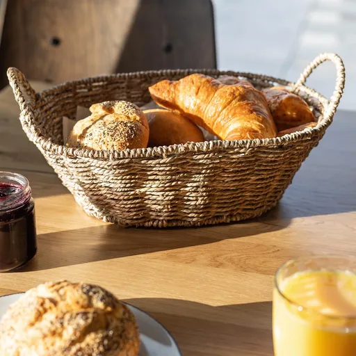 Coș pentru pâine din iarbă de mare