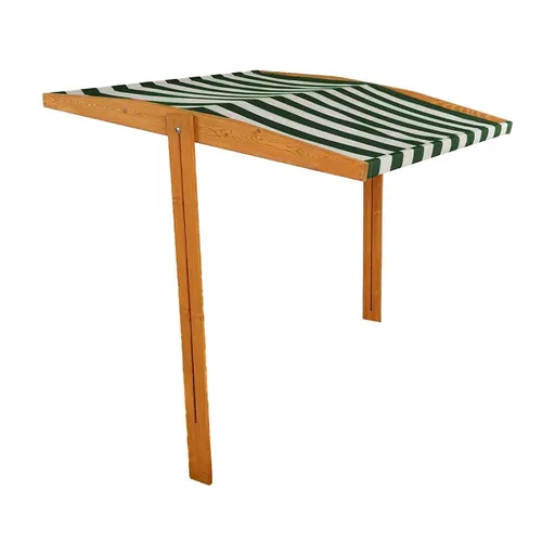 Acoperiș Baby Mix pentru lada de nisip din lemn  120 x 120 cm, verde și alb