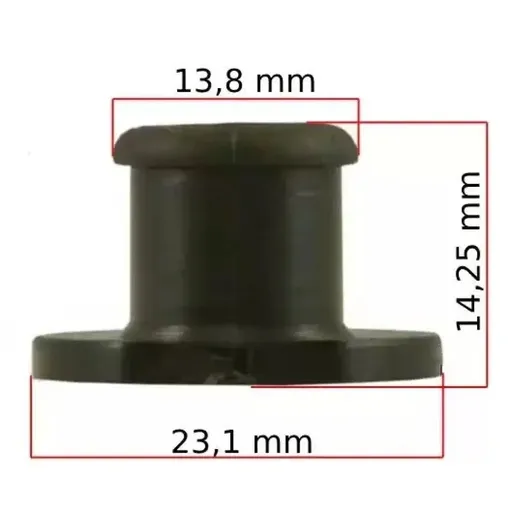 Suport amortizor drujba compatibil Stihl MS 170 - MS 390, 017 - 039 (mare)