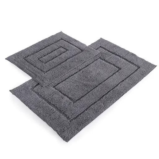 Set de covoare de baie 4Home Retta , 50 x 60 cm,60 x 100 cm, gri
