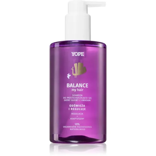 Yope BALANCE my hair sampon pentru curatare pentru un scalp seboreic 300 ml