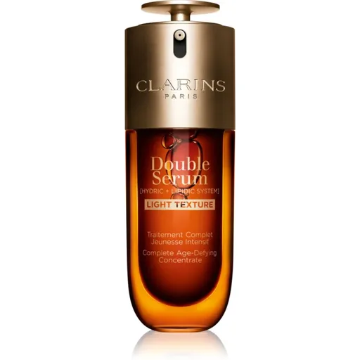 Clarins Double Serum Light Texture ser intensiv împotriva îmbătrânirii pielii 50 ml