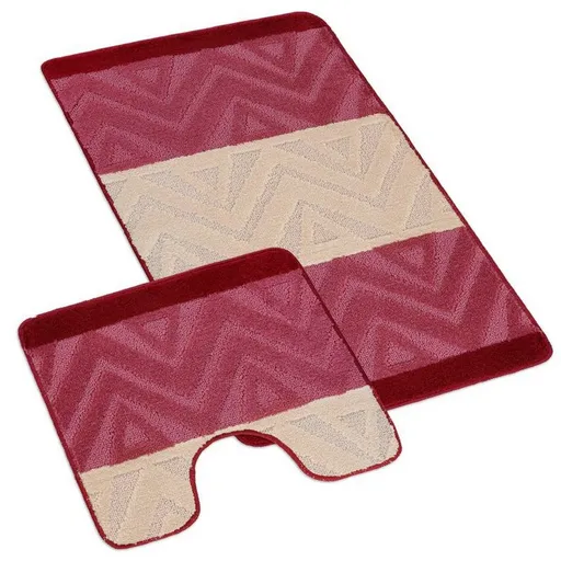 Bellatex Set de covorașe de baie Bany cu decupajChevron, 60 x 100, 60 x 50 cm