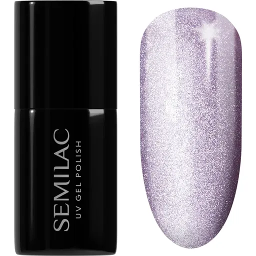 Semilac UV Hybrid Gloss GALA unghii cu gel folosind UV / lampă cu LED culoare 664 Lilac Gloss 7 ml