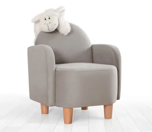 Fotoliu pentru copii, Atelier del Sofa, 209FLF1118, Gri