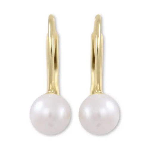 Soliter Cercei fini din aur cu perle reale 745 235 001 00417 0000000