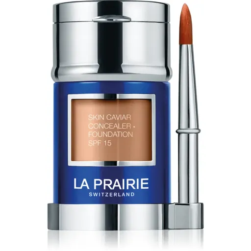 La Prairie Skin Caviar Concealer Foundation make-up si corector SPF 15 culoare W-50 Mocha 30 ml