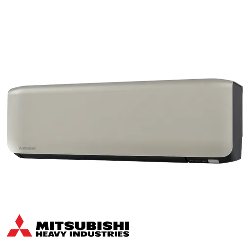 Aparat de aer conditionat inverter Mitsubishi Heavy Industries SRK25ZS-WFT + SRC25ZS-W, 9000 BTU, 20 m², A+++/A++, R-32, Bej