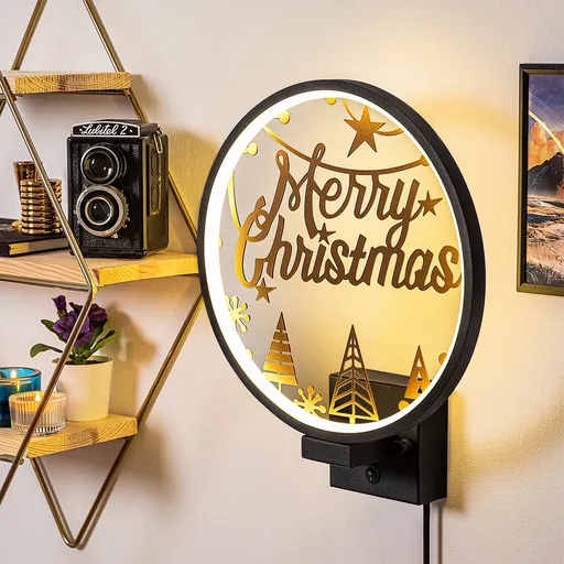 Aplica de perete, Opviq, 526SHD1150, Negru/Cupru