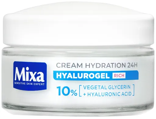 Mixa Cremă de Zi Intensă Hidratantă Cremă Hyalurogel (Rich Hydration Cream) 50 ml