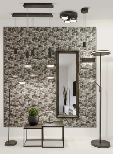 Lampadar Franklin, TRIO, 23x41x133 cm, 6.5W, 1x SMD, metal, antracit