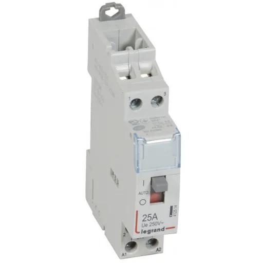 Contactor pe sina DIN CT 24V 2NO 25A cu maneta Legrand 412514