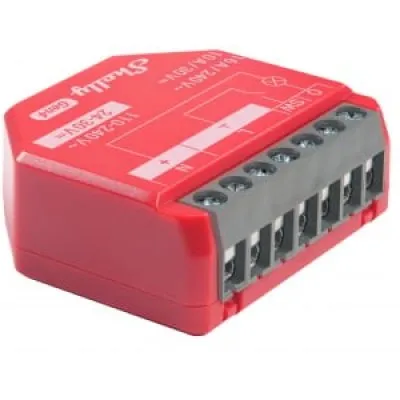Releu inteligent Shelly 1PM GEN4 3800238070717, 1 canal, 16A, monitorizare consum, multiprotocol (WiFi, bluetooth, matter, zigbee)