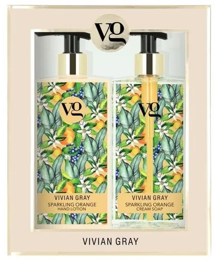 Vivian Gray Set cosmetic Sparkling Orange (Cream Soap & Hand Lotion)