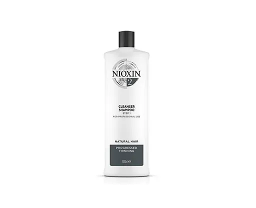 Nioxin șampon de curățare pentru păr natural fin subtierea considerabil System 2 (Shampoo Cleanser System 2 ) 1000 ml