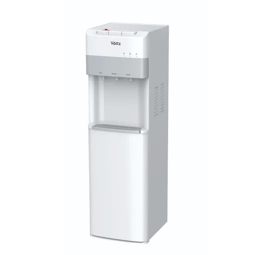 Dozator de apa cu incarcare de jos Oliver Voltz OV51449E, 500W/85W, 10-90°C, Compresor, Apa calda 5l/h, Apa rece 2l/h, Apa temperatura camerei, Alb