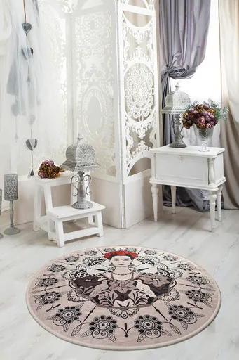 Covor, Frida Round, Multicolor