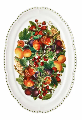 Platou servire, Le Primizie, Brandani, 50x35 cm, portelan