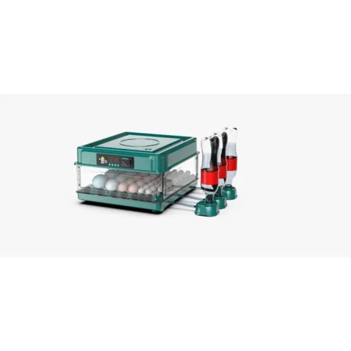 Incubator oua automat OVOBOX-70, 70 oua gaina, 46 oua rata, 35 oua gasca, alimentare 220V/12V