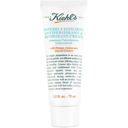 Kiehl's Superbly Efficient Antiperspirant & Deodorant Cream anti-perspirant crema pentru toate tipurile de ten 75 ml
