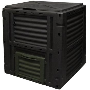 Compostor, 450 l , negru, 80 x 80 x 81 cm
