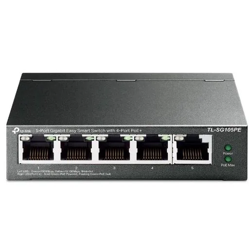 TPL SW 5P-GB EASY-SMART PoE TP-LINK TL-SG105PE
