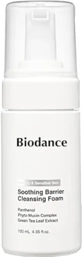 Biodance Spumă delicată de curățare pentru pielea uscată, sensibilă și iritată Soothing Barrier (Cleansing Foam) 120 ml