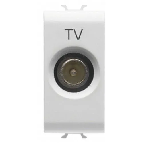 Priza tv directa 1M Gewiss Chorus GW10361, alb