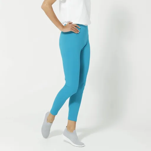 Jambiere de culoare solidă cu talie elastică