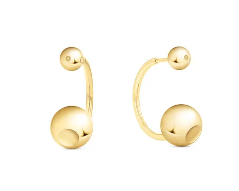 Calvin Klein Cercei atârnați placați cu aur Sculptural Bubbles 35000789