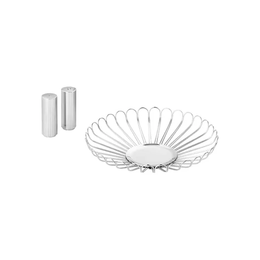 Poș de patiserie Bernadotte cu solniță și piperniță - Georg Jensen