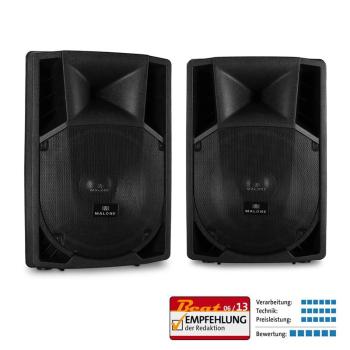 Malone PL-2215A, pereche de difuzoare PA, 2 x 1500 W