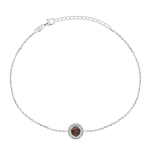 Brilio Silver Brățară minunată din argint cu opal sintetic BRC31WB