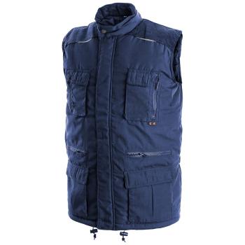 Canis (CXS) Zateplená pracovná vesta OHIO - Modrá | 2XL