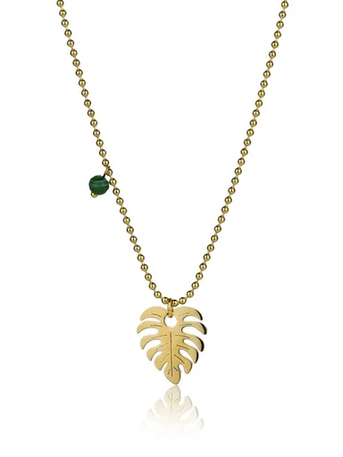 Emily Westwood Colier original placat cu aur Frunză Katherine EWN23043G