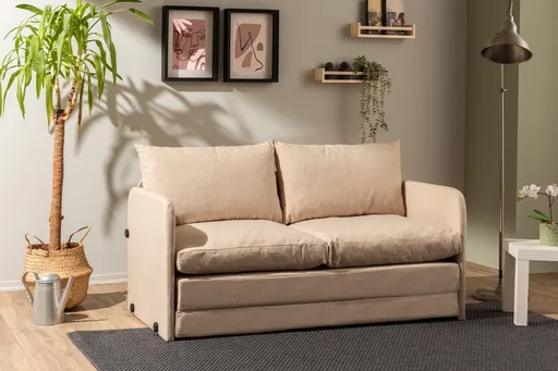 Canapea extensibila 2 locuri, Atelier del Sofa, 859FTN2891, Bej