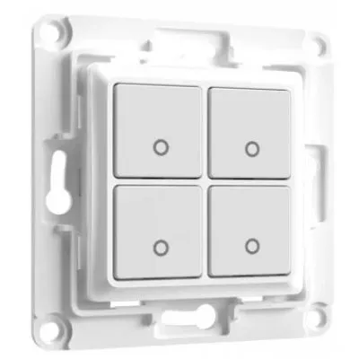 Intrerupator de perete Shelly cu 4 canale pentru releu 3800235266212, alb