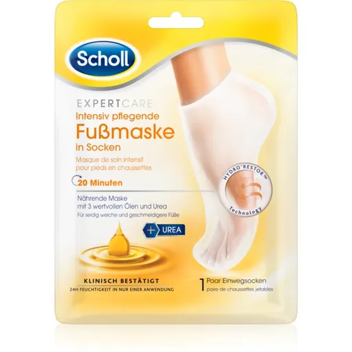 Scholl Pedimask™ Urea masca hidratanta pentru picioare 1 pereche