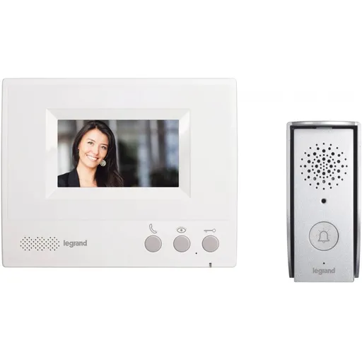 Kit videointerfon entrylevel, LCD 4,3 inch, infrarosu Legrand 369560