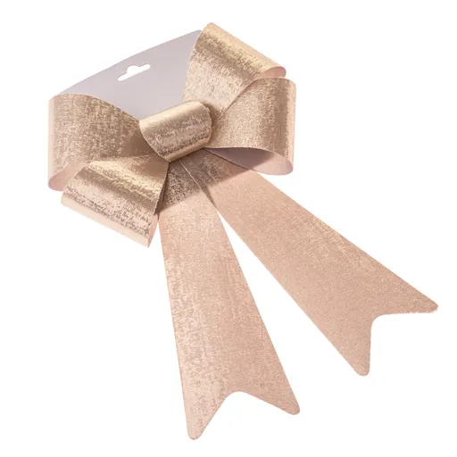 Fundă de Crăciun 23 x 38 cm, champagne, 23 cm