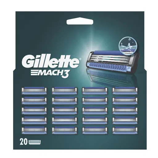 Gillette Cap de înlocuire Gillette Mach3 20 buc.