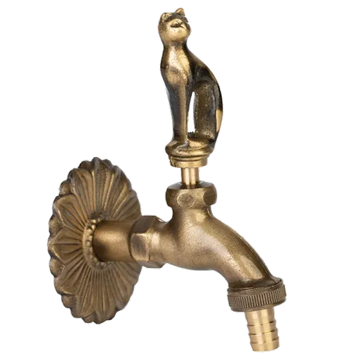 Robinet decorativ 1/2", dublu serviciu din alama si finisaj Puma