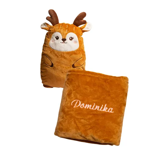 Pernă de pluș 2 în 1 Ren