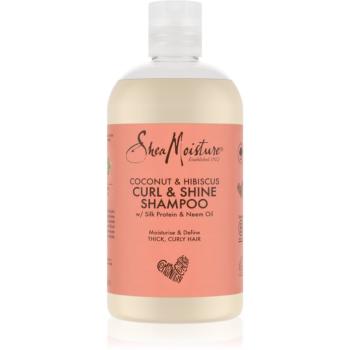 Shea Moisture Coconut & Hibiscus șampon hidratant pentru păr creț și ondulat 384 ml