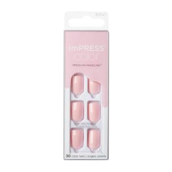 KISS Unghii false imPRESS Color Pick Me Pink 30 buc
