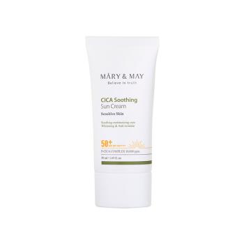 MARY & MAY Cremă de protecție solară pentru piele SPF 50+ CICA Soothing (Sun Cream) 50 ml